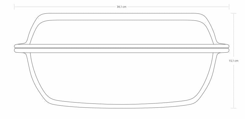Pasabahce Borcam Oval Glass Casserole with Lid – 2.85 L | Oven‑Safe Covered Dish