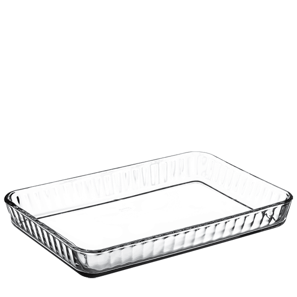 Pasabahce Glass Baking Dish, Rectangular Glass Casserole Dish, 126 Oz