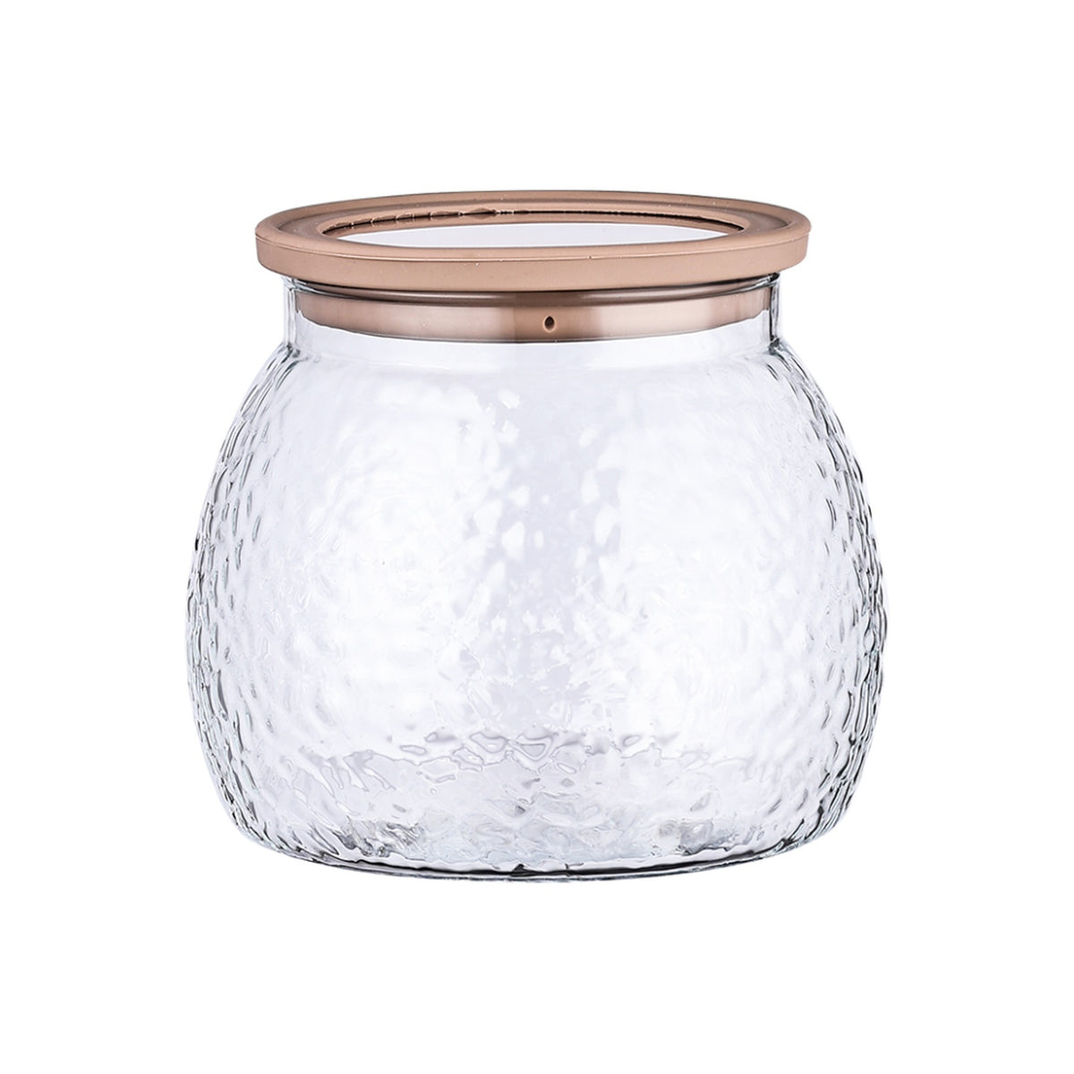 DIAMONDS Airtight Borosilicate Glass Spice & Grain Jar with Silicone Lid 1.1L