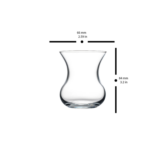 Pasabahce Aurora 6-Piece Tea Glasses