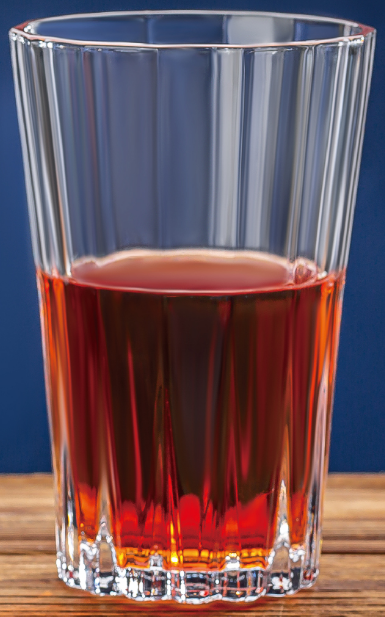 Tulip Home Faceted Crystal Highball Tumbler 350ml
