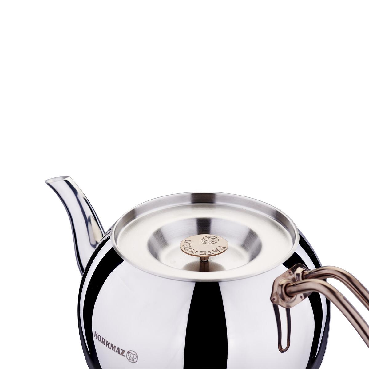 Korkmaz Hanedan Tea Pot Set 1.1 / 2.0 L