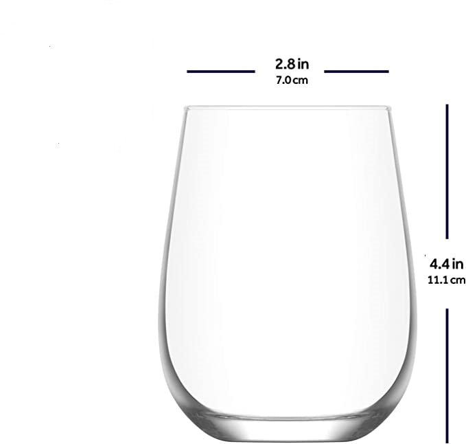 LAV Gaia 6-Piece Stemless Wine Glasses Set