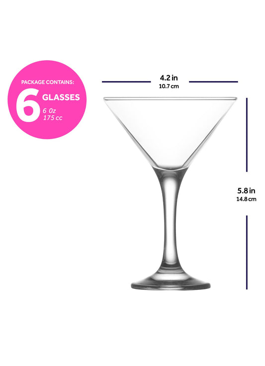 Lav misket Martini glass