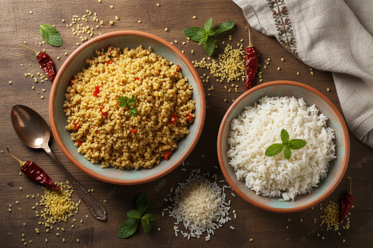 Bulgur and Rice