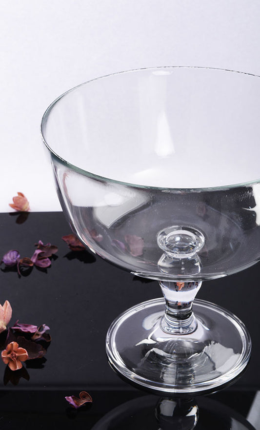Pasabahce Petite Patisserie Footed Glass Trifle Bowl