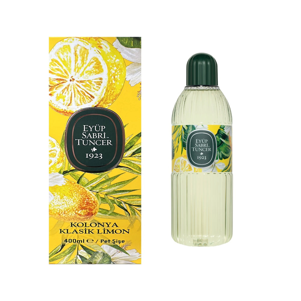 Eyüp Sabri Tuncer Classic Lemon Eau de Cologne 80° (Klasik Limon Kolonyası) - 400 ml (13.5 fl oz)