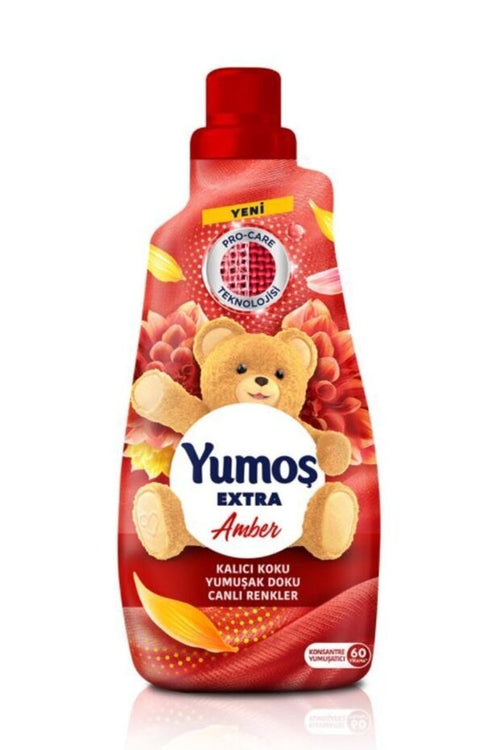 Yumos Extra Pro-Care Concentrated Fabric Softener - Amber (60 Washes) - 1.44L