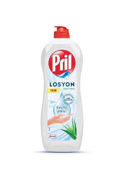 Pril Lotion Skin-Friendly Liquid Dishwashing Detergent with Aloe Vera - 653ml