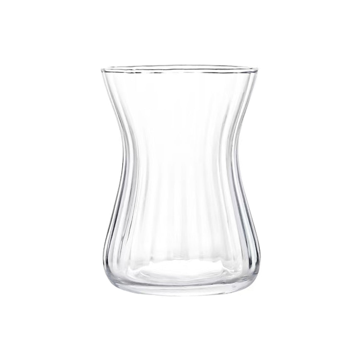 Prism Fluted Lowball Glass Tumbler 130ml