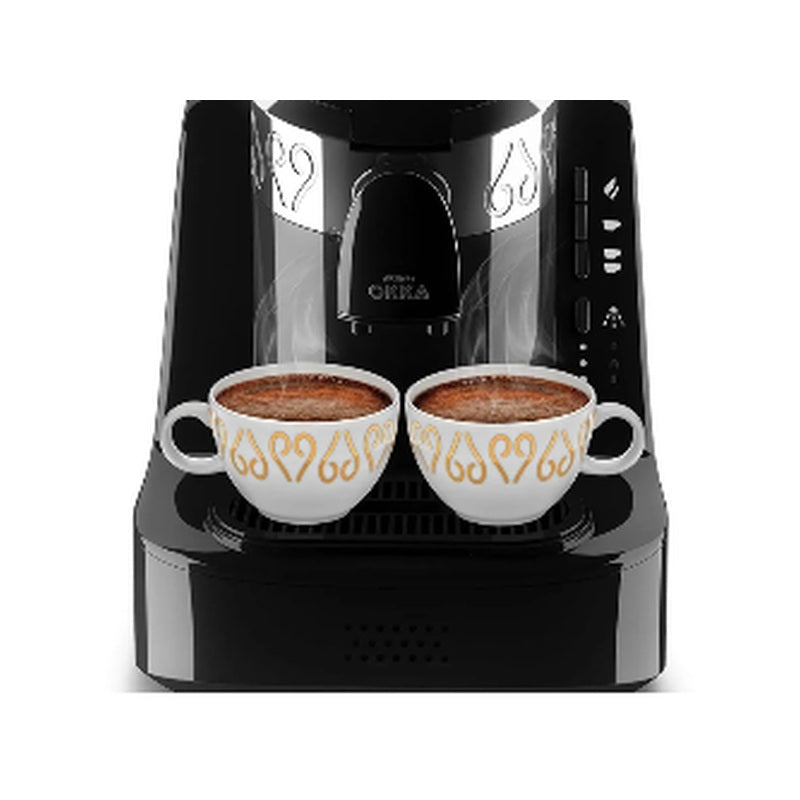 Arzum Okka Automatic Twin-Pot Turkish Coffee Machine (2 Cups Simultaneous Brewing)