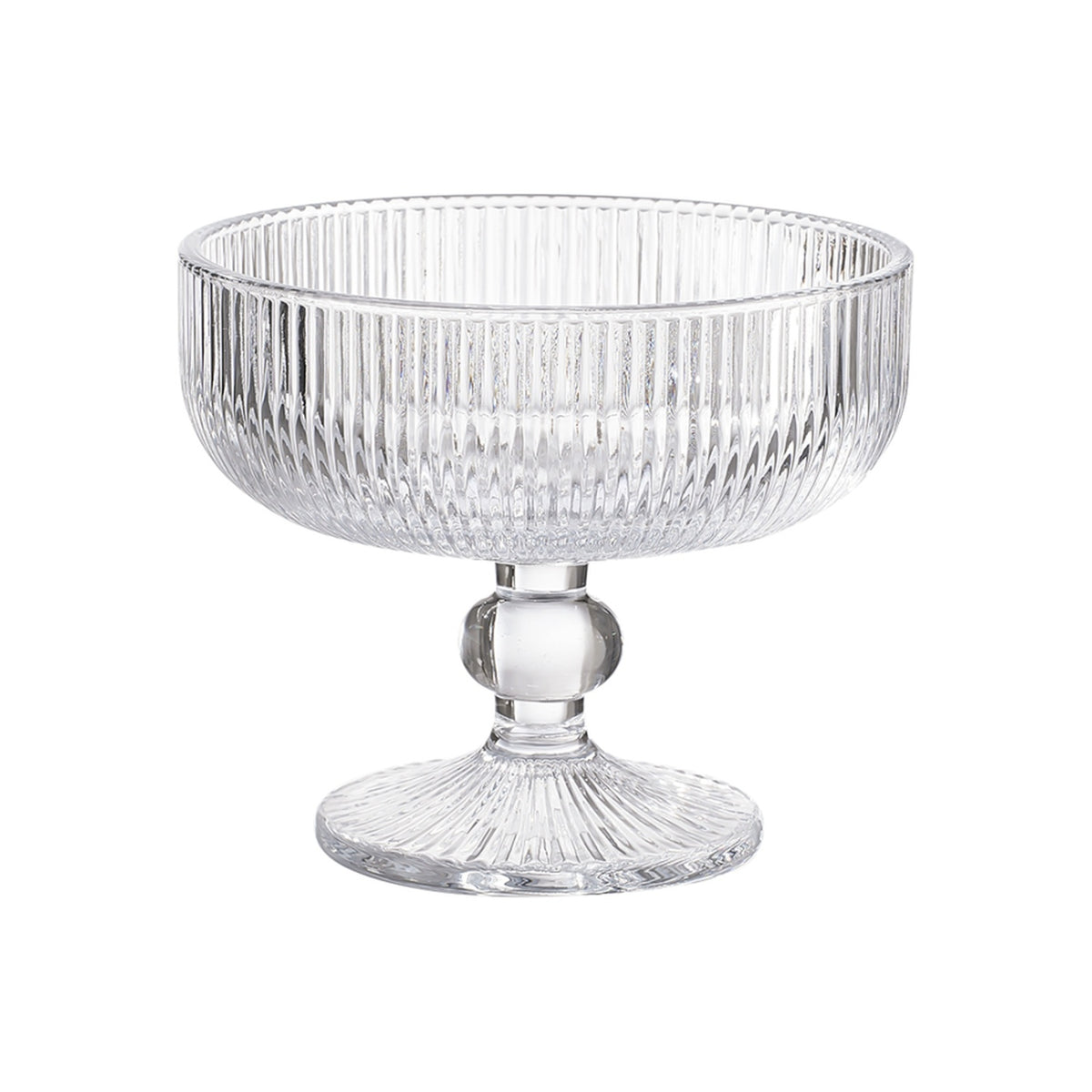 Vintage Footed Glass Coupe & Dessert Cup 260ml