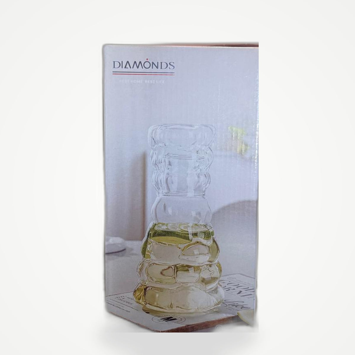 DIAMONDS GPC-57/L2 2-in-1 Dual Pour Oil and Vinegar Cruet Gift Box Packaging