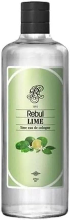 Rebul Lime Eau De Cologne (Limon Kolonya) - 270ml glass bottle