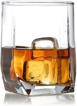 Set of 6 Rocks Glasses, 10.7 Oz. For Rum, Whisky, Cognac, Brandy & More