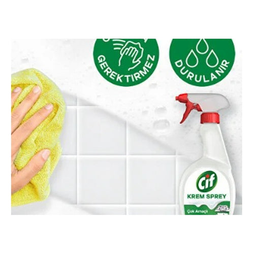 Cif Multi-Purpose Cream Spray Surface Cleaner with Ammonia - 750ml