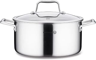 Korkmaz Altima Volcanite Granite Non-Stick Deep Casserole Pot with Lid 24x12 cm - A3872