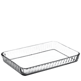 Pasabahce Glass Baking Dish, Rectangular Glass Casserole Dish, 126 Oz