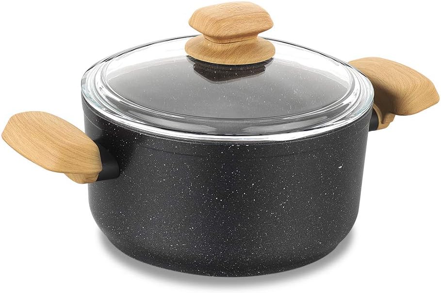 Korkmaz A1241 Montana Casserole, Non-Stick, High Thermal Conductivity, Solar Base, 20x10,5 cm