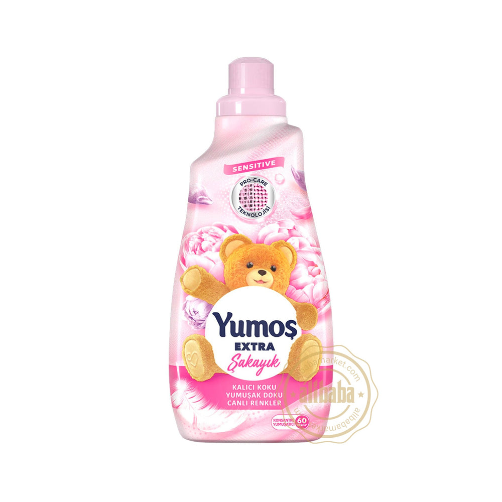 Yumos Extra Sensitive Concentrated Fabric Softener - Peony (Şakayık) (60 Washes) - 1.44L