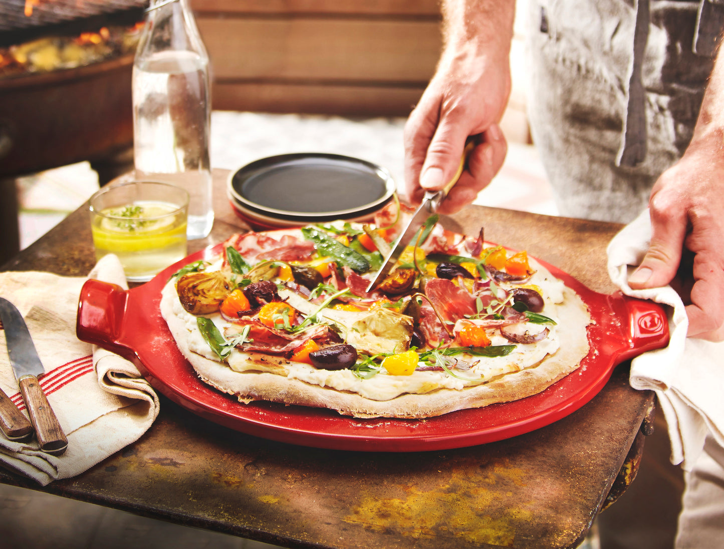 Emile Henry Smooth Pizza Stone – 36.5 cm