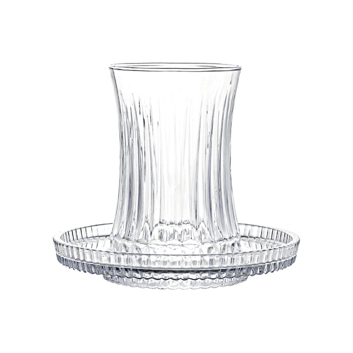 Imperial Faceted Cup & Saucer 12-Piece Set (175ml)