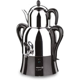 Korkmaz Caykolik Stainless Steel Samovar, Electric Tea Maker