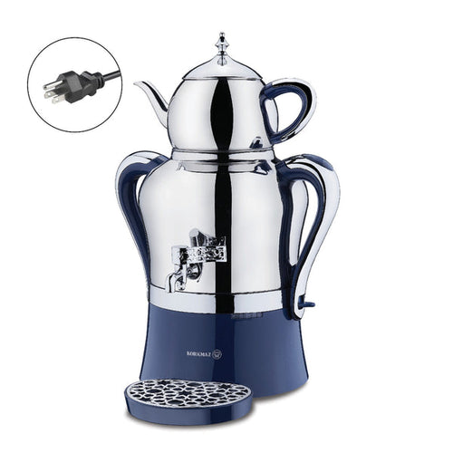Korkmaz Hanedan Stainless Steel Samovar, Electric Tea Maker