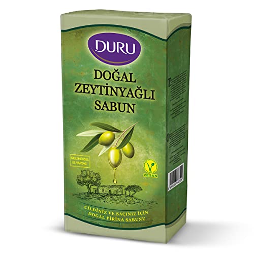 DURU Hand Made Olive Oil Soap, 4 Count
