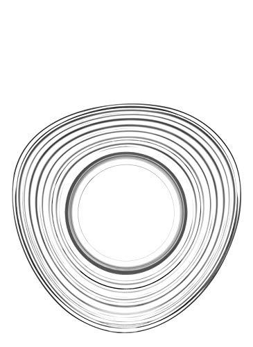 LAV Derin Glass Tea/Coffee Cup Saucers - 130ml - Pack of 6