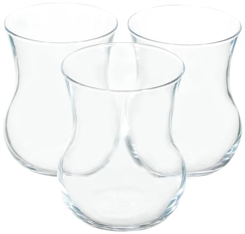 Paşabahçe 42801S00 Samovar Large Volume Tea Cup, 3 Pieces