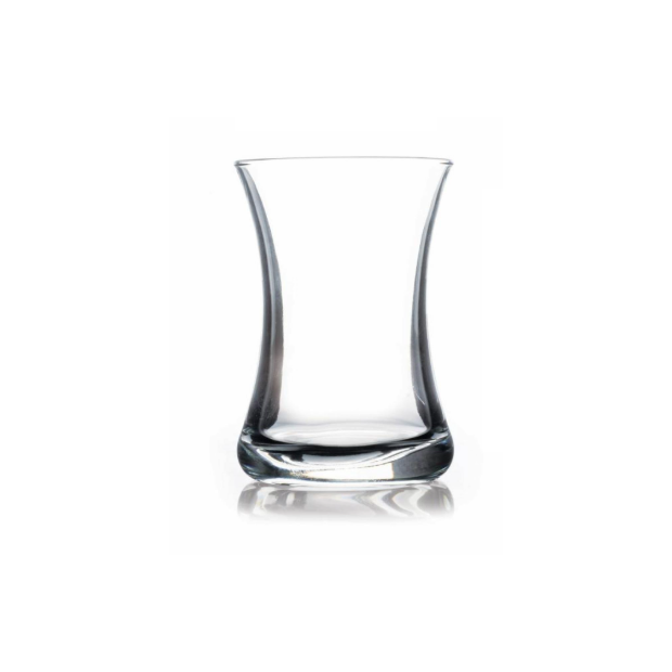 Pasabahce Misis Fluted Turkish Tea Glasses 135ml (Set of 6)