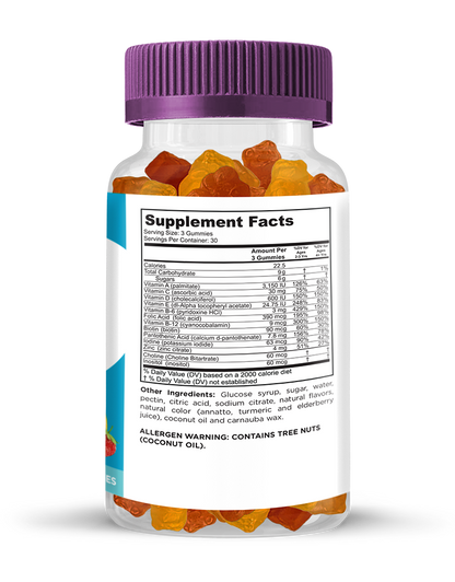 MINA Halal Vitamins Kids Multivitamins -90ct