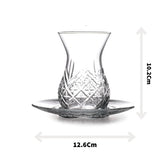 Pasabahce 12-Piece Timeless Old Fashion Design Tea Glasses Set