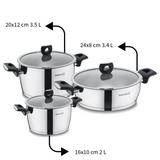 Korkmaz Nora Jr. 6-Piece Cookware Set
