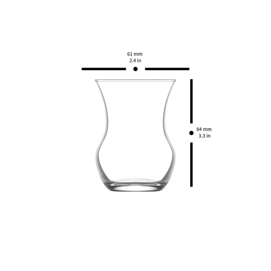 Lav 6-piece Ayda Tea Glasses
