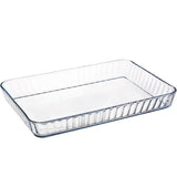 Pasabahce Glass Baking Dish, Rectangular Glass Casserole Dish, 126 Oz