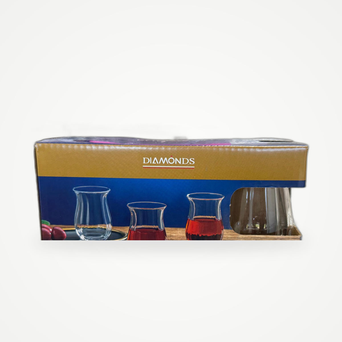 DIAMONDS GPC-02 Fluted Glass Beverage Cup Retail Box Packaging