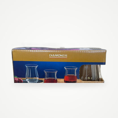 DIAMONDS GPC-02 Fluted Glass Beverage Cup Retail Box Packaging