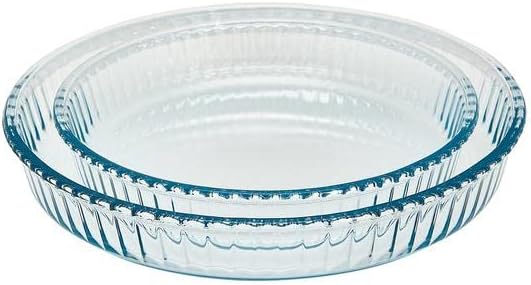 borcam Glass Round Tray