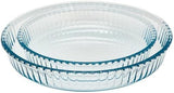Borcam Round Glass Bake Dish 2-Piece Set