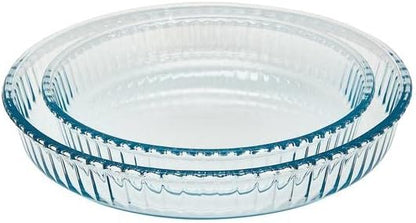 borcam Glass Round Tray