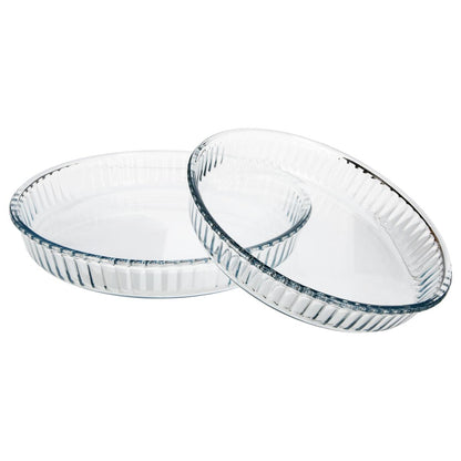borcam Glass Round Tray