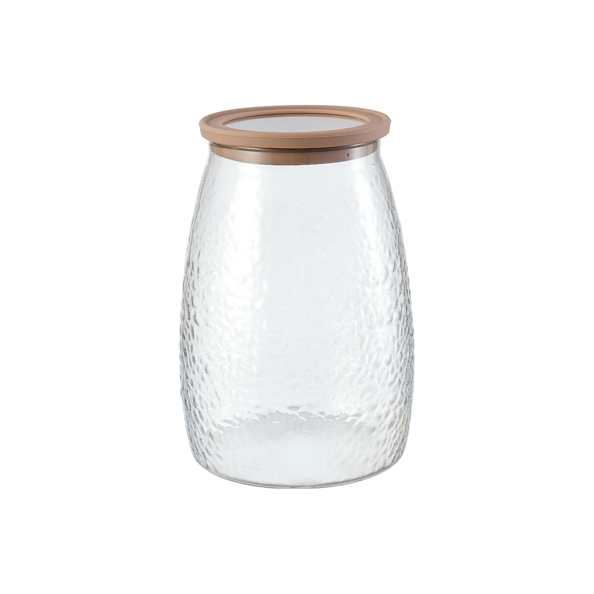 DIAMONDS Airtight Borosilicate Glass Pantry Canister with Silicone Lid 2.1L