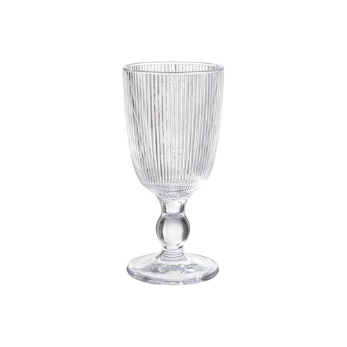 DIAMONDS Vintage Embossed Wine & Water Goblet Chalice 290ml (Set of 6)