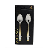 Artika Cuillère à Thé 4 Pièces/Or