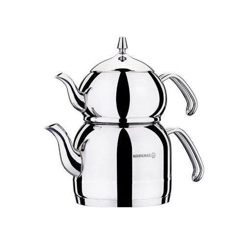 Korkmaz Efendi Tea Pot Set 1.1/2.4 L