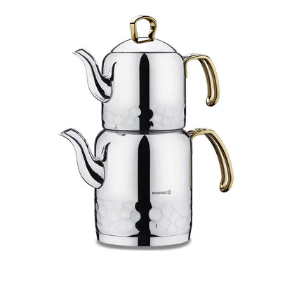 Korkmaz Erna Tea Pot Set 1.2/2.2 L