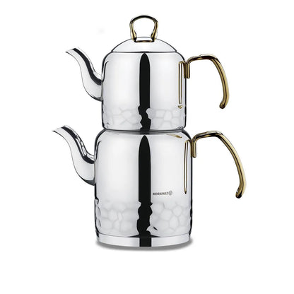Korkmaz Erna Tea Pot Set 1.2/2.2 L