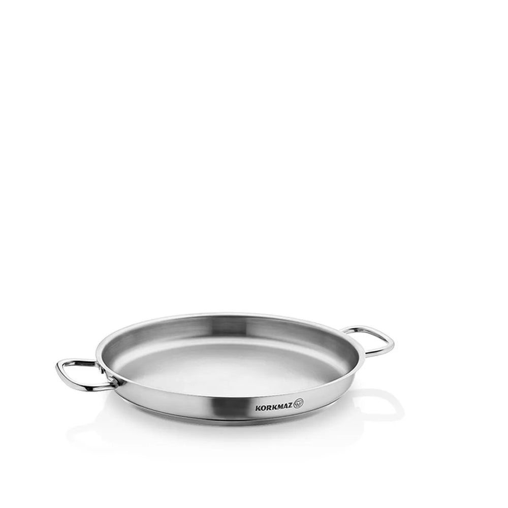 Korkmaz Proline Satin 18/10 Stainless Steel Omelet & Sahan Pan 26 cm - A1186